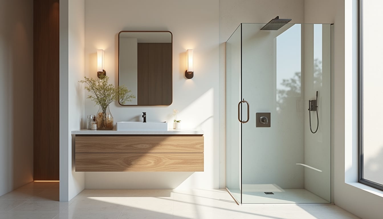 Small bathroom transformed into a luxurious retreat